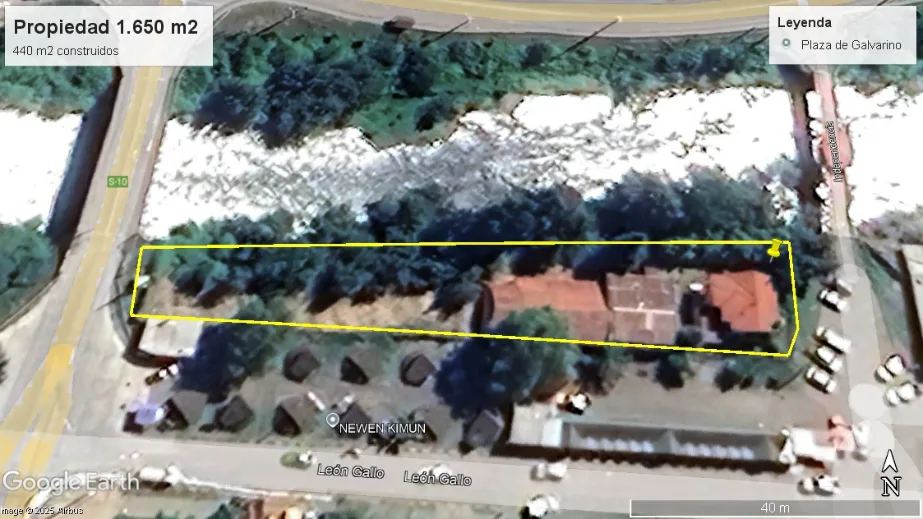 casa con local comercial en venta en Galvarino