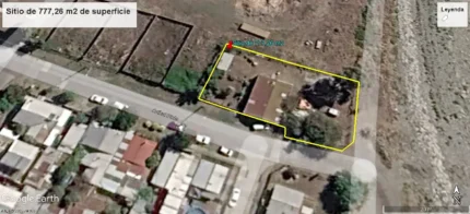 Sitio de 777 metros cuadrados en Lautaro frente al río Cautín en calle Aníbal Pinto