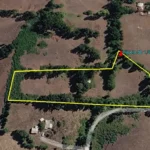 Terreno indígena en Lautaro sector Blanco Lepin con árboles nativos y servicios básicos